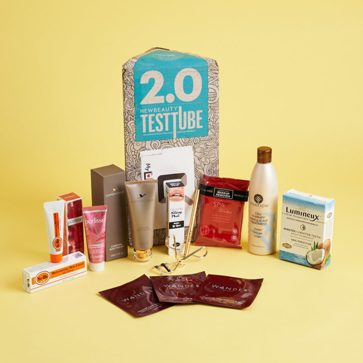 New Beauty Test Tube September 2018 - Box With All Product