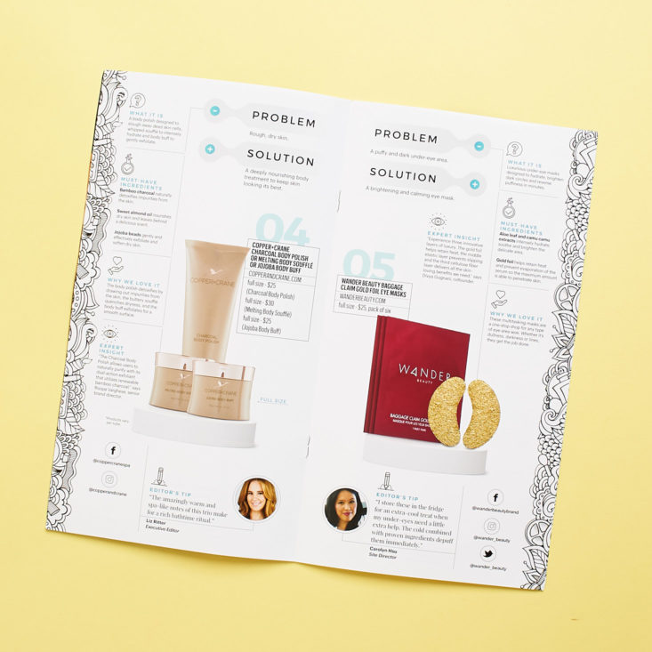 New Beauty Test Tube September 2018 - Information Card Opened 2