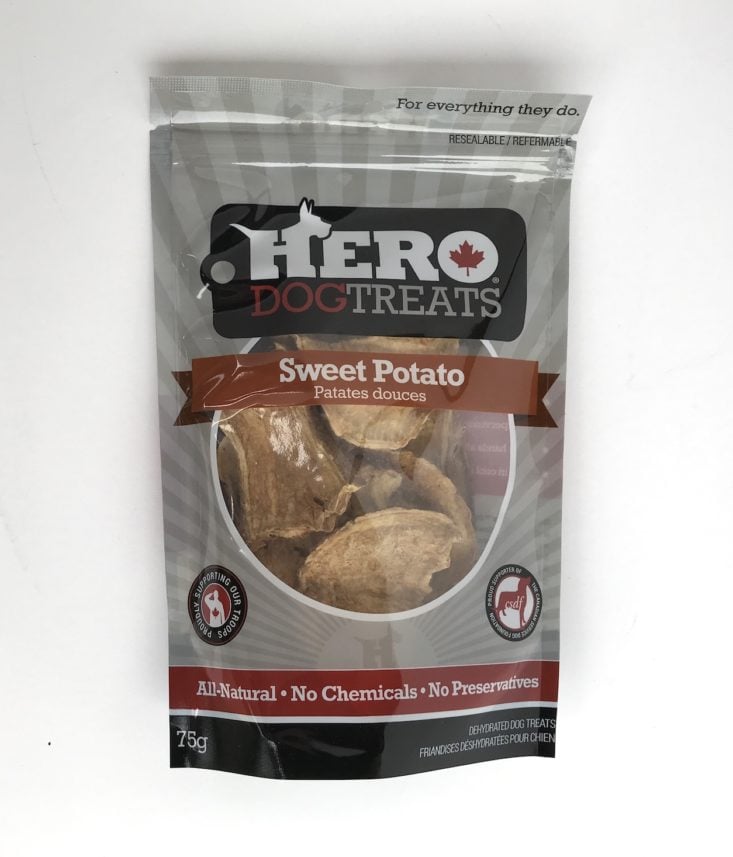 Hero Dog Treats Sweet Potato Dehydrated Treats 75g 