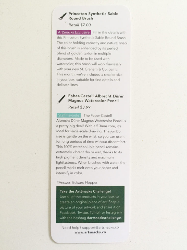art snacks september 2018 booklet 2