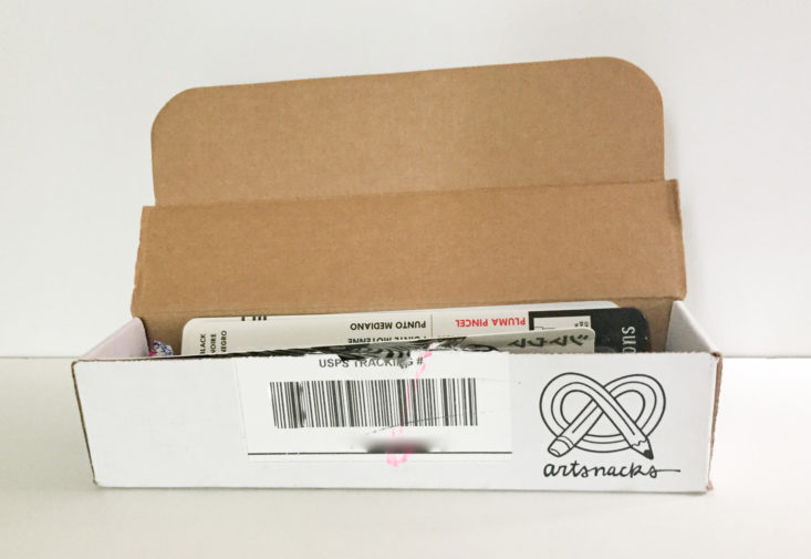 art snacks september 2018 box inside