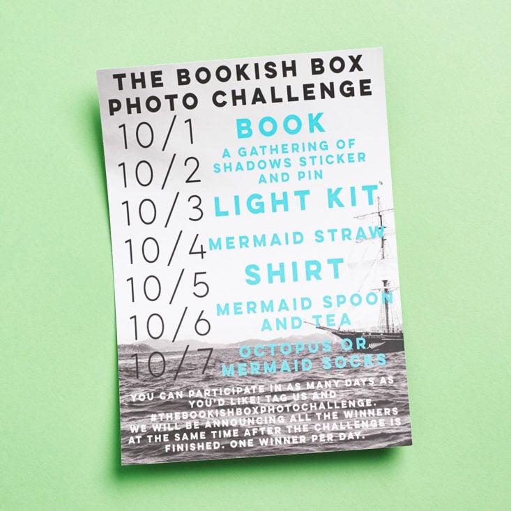 bookish box rebels photo challenge