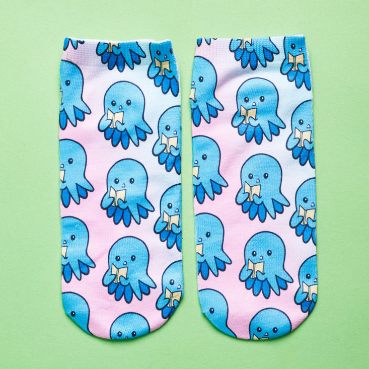 bookish box rebels octopus pattern socks