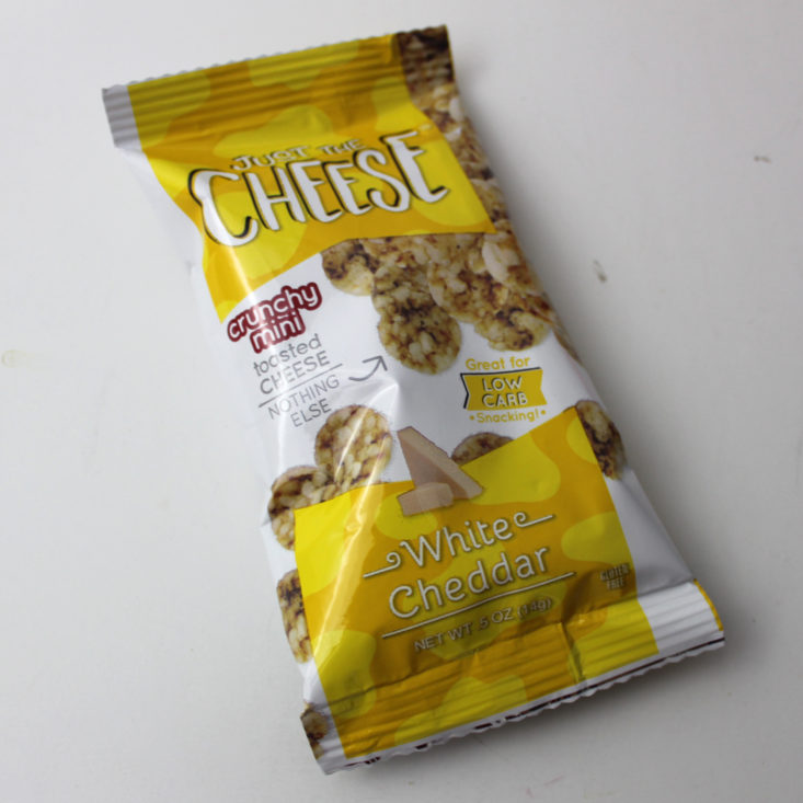 Bulu Box October 2018 - Just the Cheese Crunchy Minis White Cheddar Top