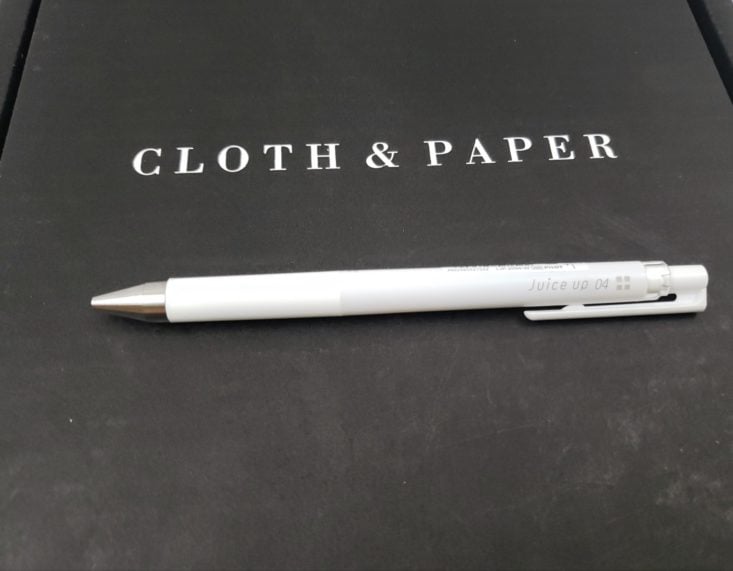 Cloth & Paper Box September 2018 - Pilot Juice Up 04 Pen
