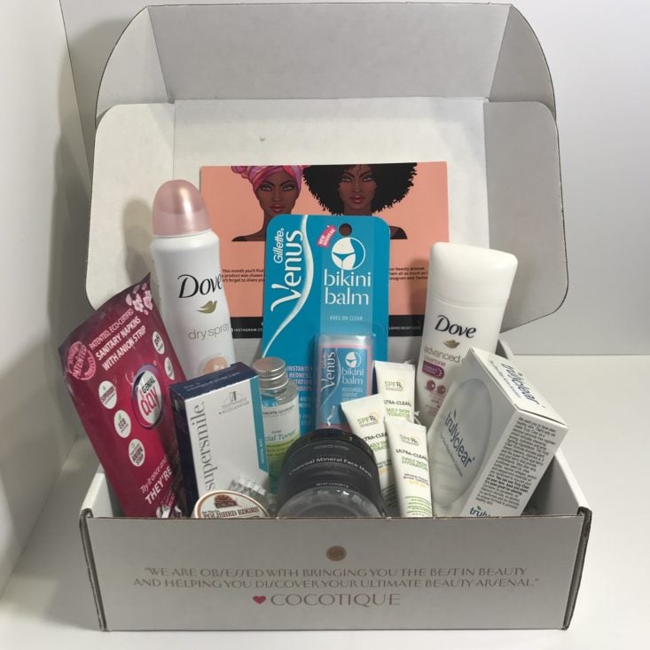 Cocotique “Self-Care Essentials” October 2018 - All Items Unboxed