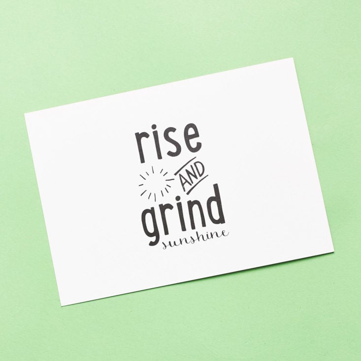 dot boxx rise and grind card