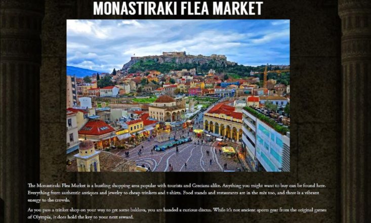 Finders Seekers October 2018 - Monastiraki Flea Market Card Front