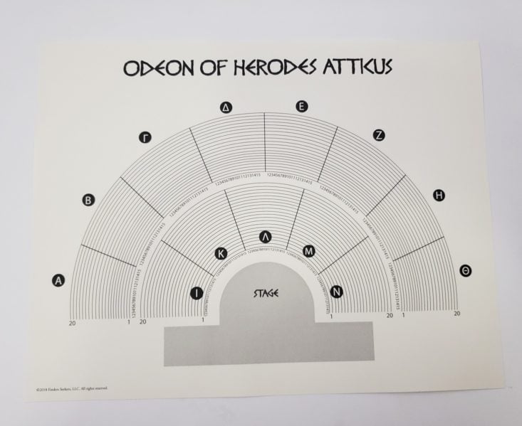 Finders Seekers October 2018 - The Odeon of Herodes Atticus Puzzle Clue Front