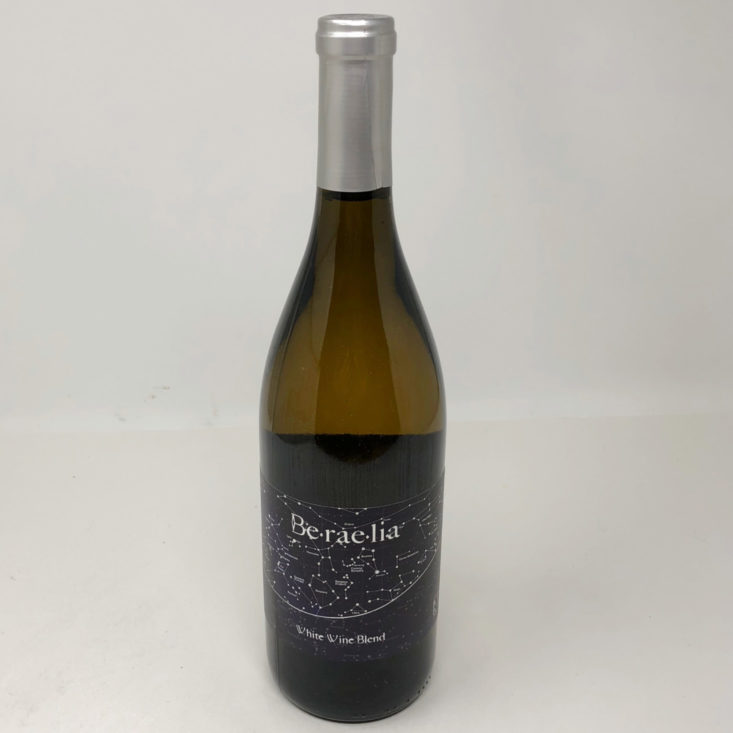 First Leaf Wine October 2018 - Beraelia White Blend Bottle Front