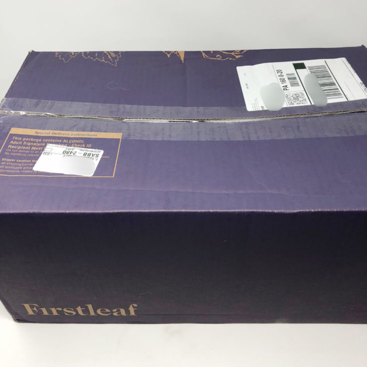 First Leaf Wine October 2018 - Box Review Side