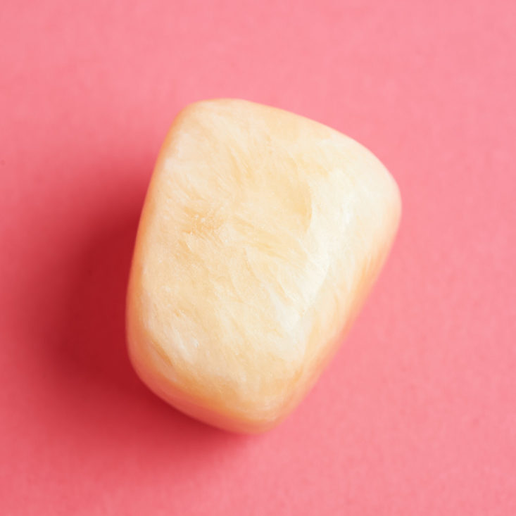 goddess provisions peach colored crystal