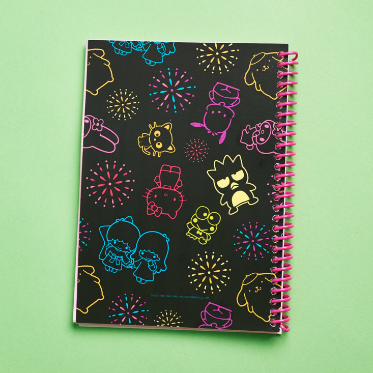 loot crate sanrio small gift notebook