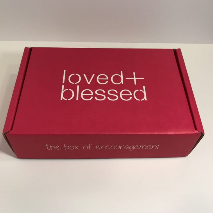 Loved + Blessed “Purpose” November 2018 - Closed Box Top