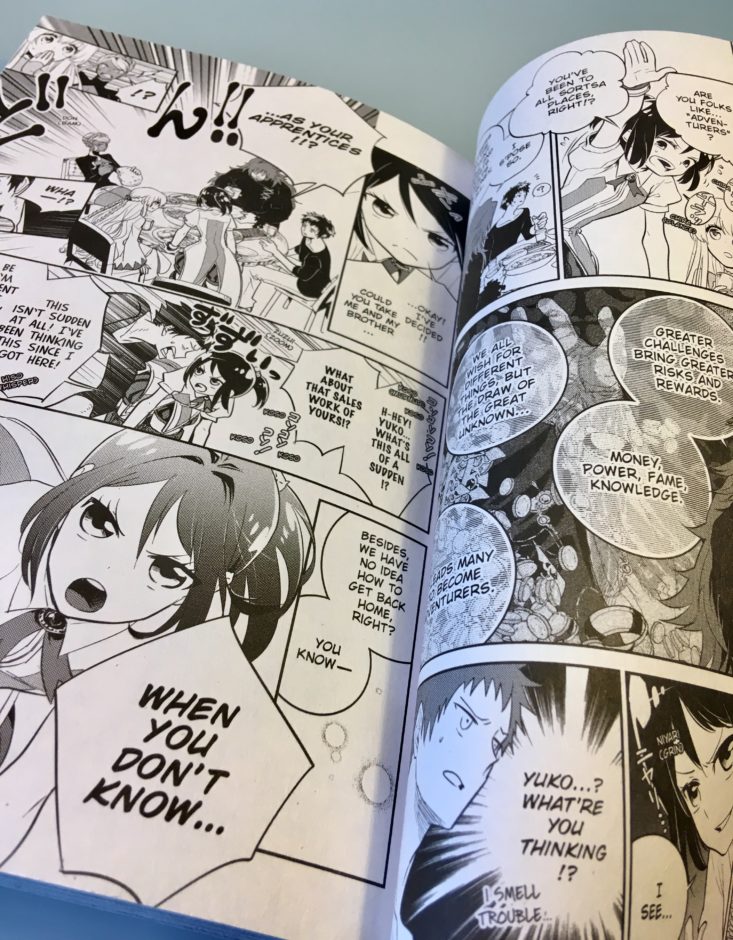 Japanese word manga means?