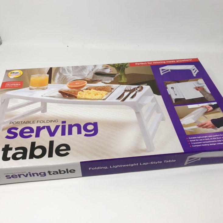 Mystery Box October 2018 - Portable Folding Serving Table Boxed Top