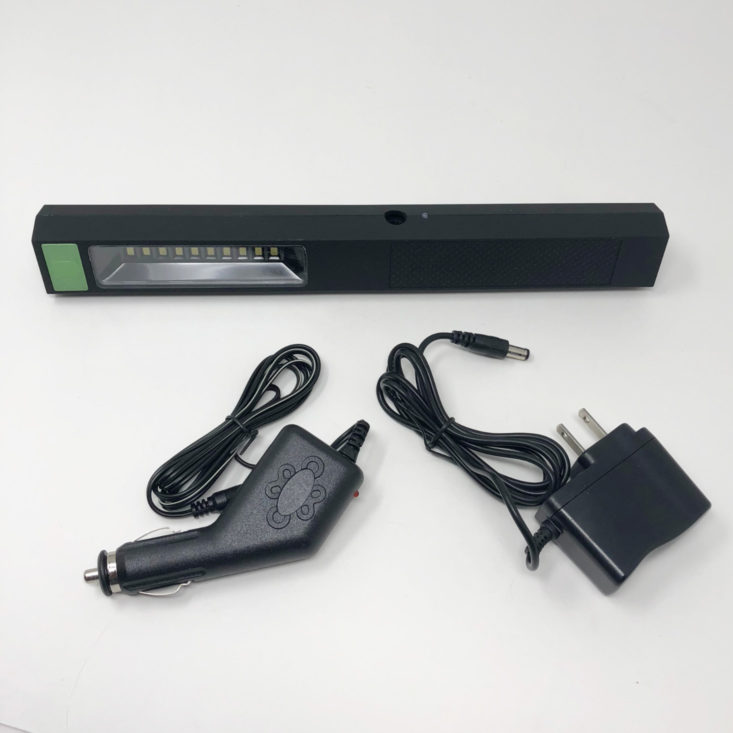 Mystery Box October 2018 - Rechargeable LED Task Light All Parts Front