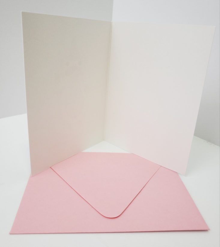 PENNIE POST Box October 2018- Birthday Card Pink European Style Envelope Front