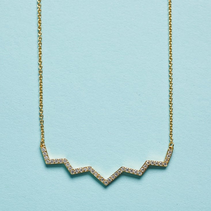 Penny and Grace zig zag necklace