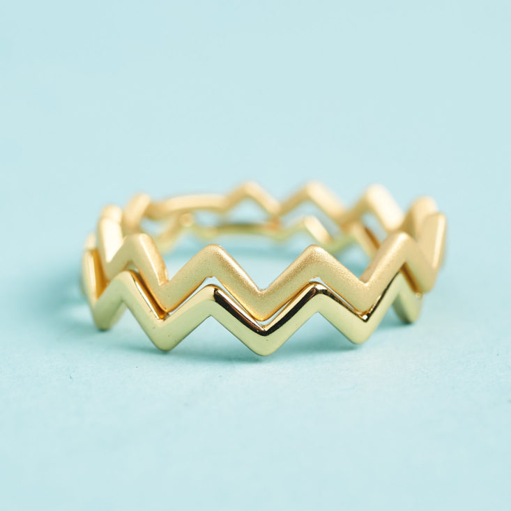 Penny and Grace stacking rings