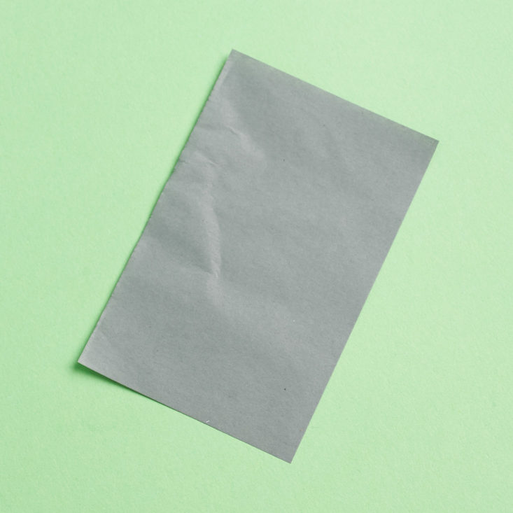 Petit Vour October 2018 - Bamboo charcoal Blotting Paper