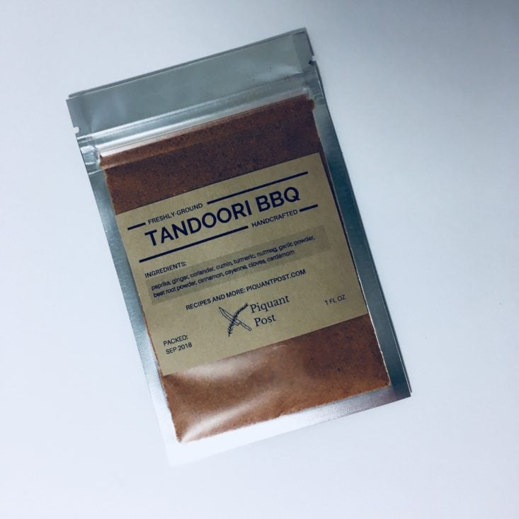 Piquant Post Review September 2018 - TANDOORI BBQ FULL SHOT