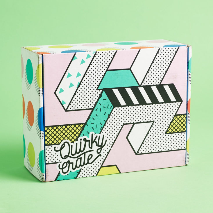 quirky crate retro box design