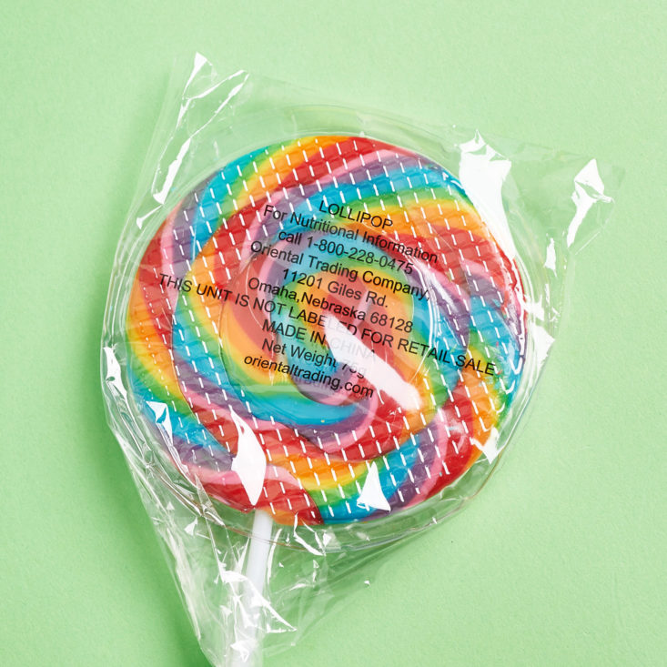 quirky crate rainbow old fashioned lollipop