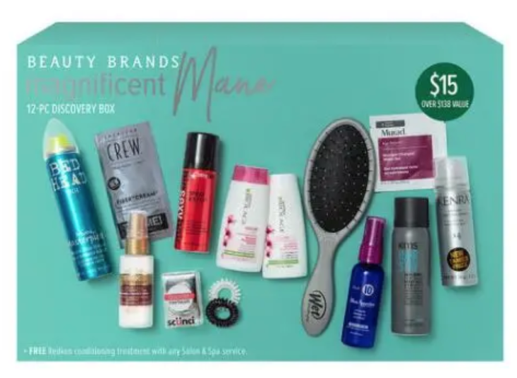 Beauty Brands Magnificent Mane 12 Piece Discovery Box
