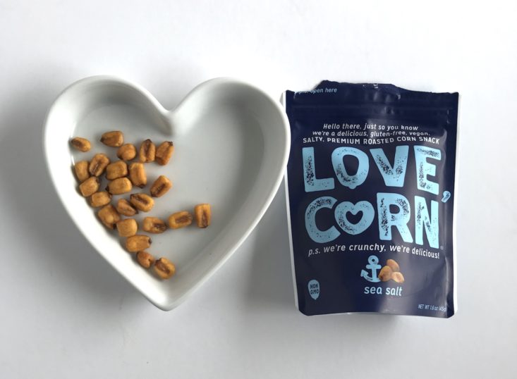 SnackSack October 2018 - Love Corn Premium Roasted Corn Open Top