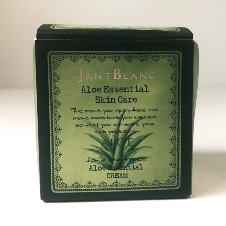 Sooni Mini aloe 1- Jant Blanc Aloe Essential Cream Box