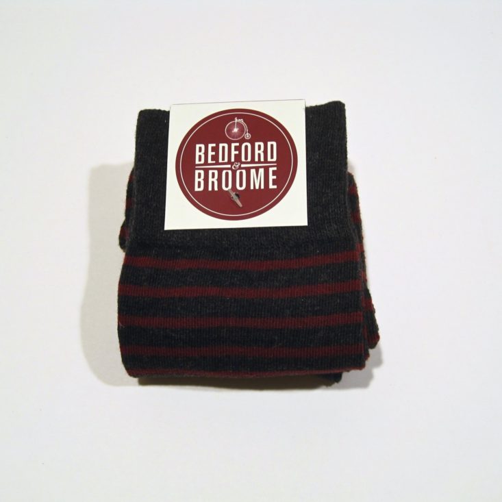 Sprezzabox October 2018 - Bedford and Broome Socks Front