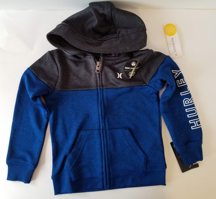 Stitch Fix Kids Boy Box October 2018 hoodie