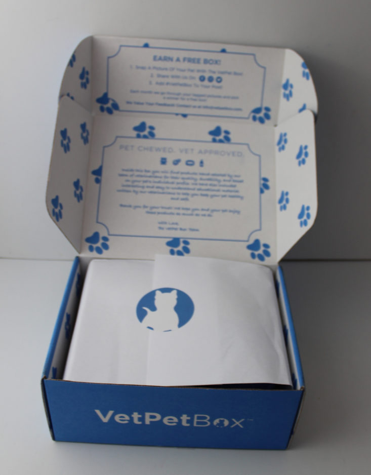Vet Pet Box Dog November 2018 Review - Box Open Top