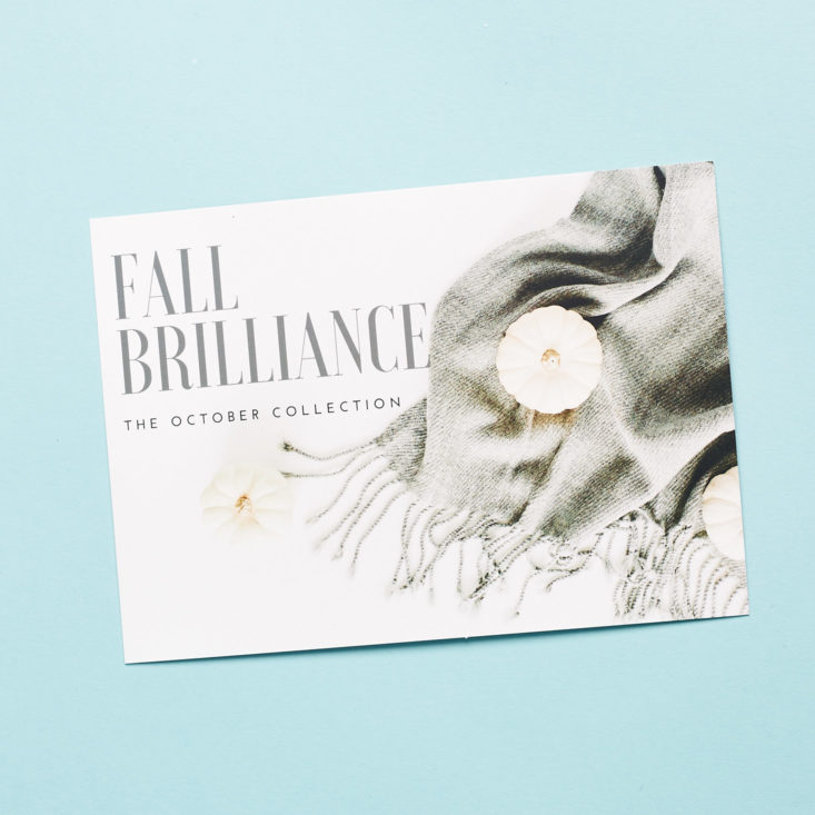 Your Bijoux Box fall brilliance
