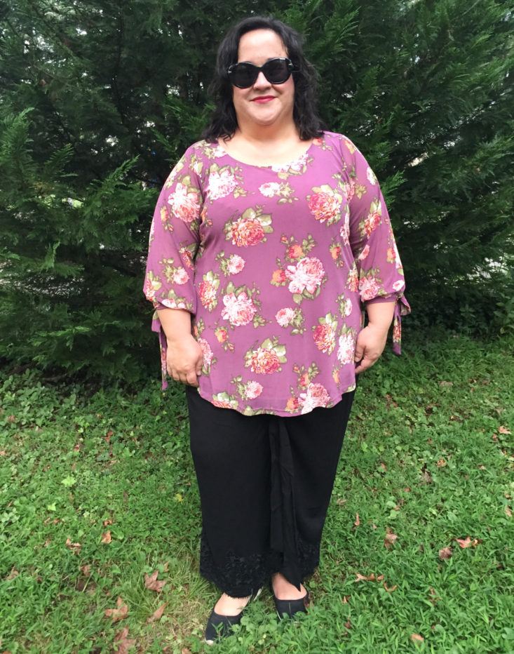 Andres Tie Sleeve Knit Top by Papermoon