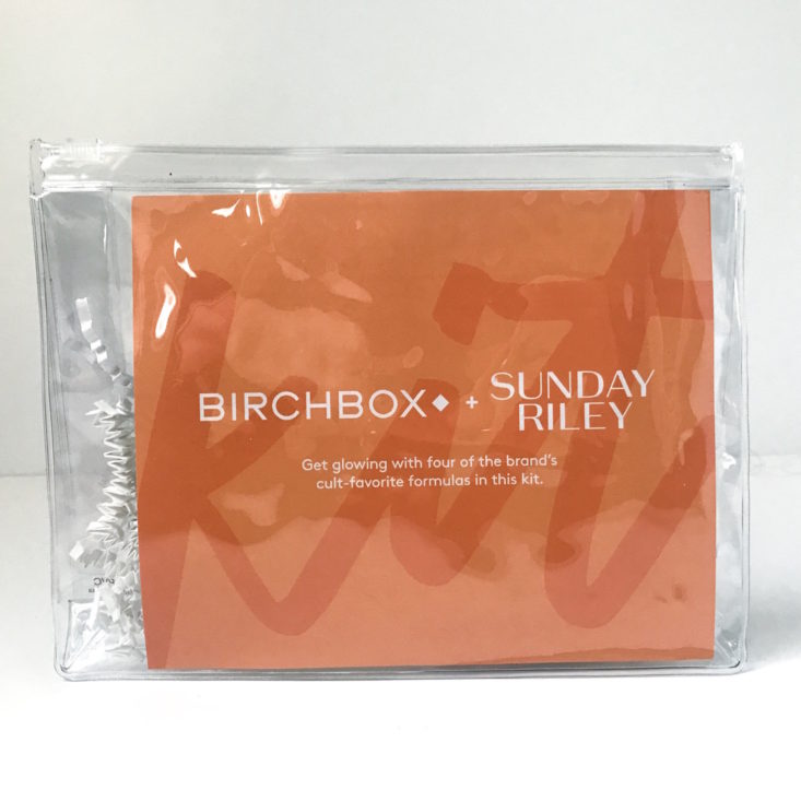 Birchbox Sunday Riley Discovery Kit Review - Box Closed Front