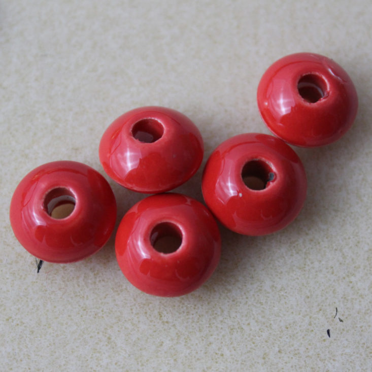 Blueberry Cove Beads November 2018 - Large Red