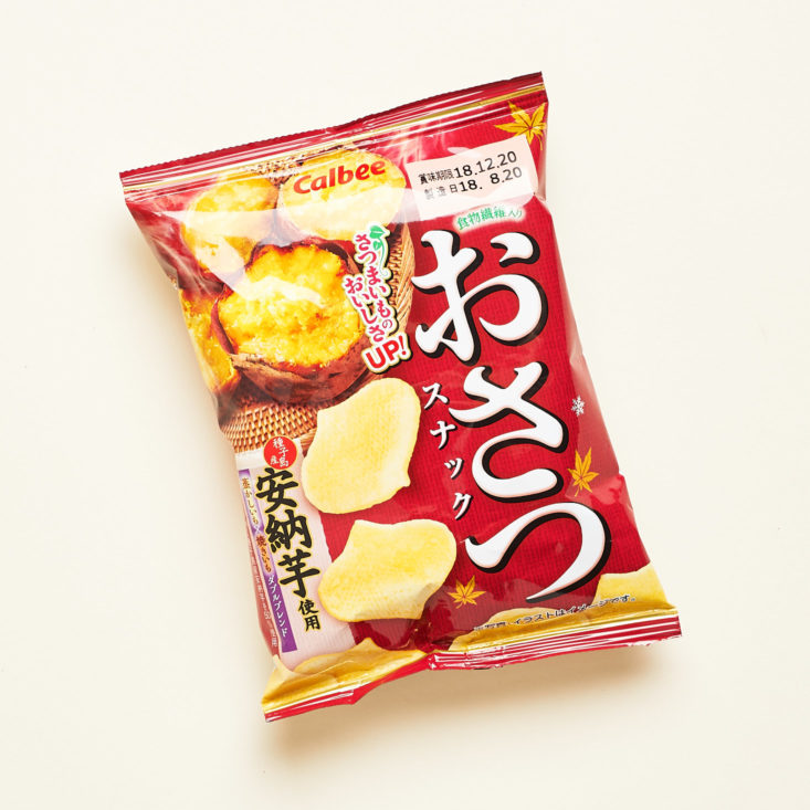 Bokksu October 2018 sweet potato chips
