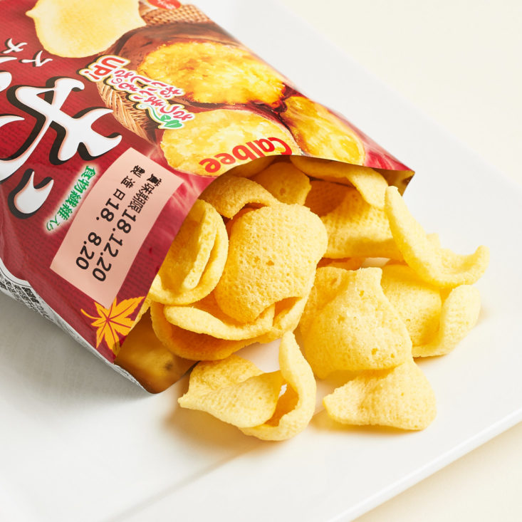 Bokksu October 2018 sweet potato chip detail