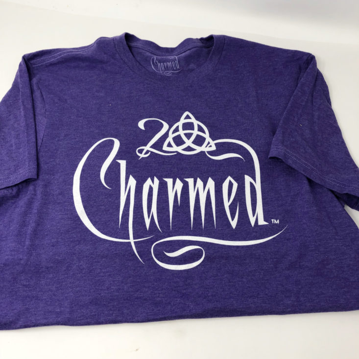 Charmed Box of Shadows October 2018 - 20 Years Charmed Heathered T-Shirt 1