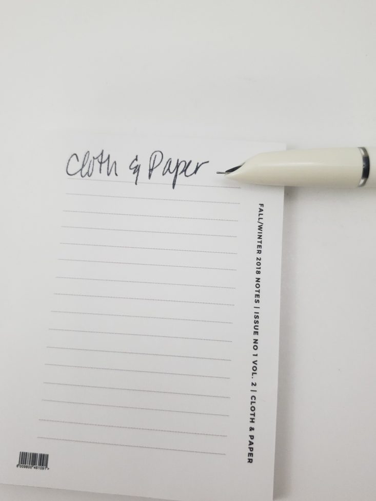 Cloth & Paper October 2018 - Kaco Green Your Write Choice Fountain Pen 2