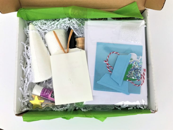 Confetti Grace December 2018 - Opened Box Craft Contents 5
