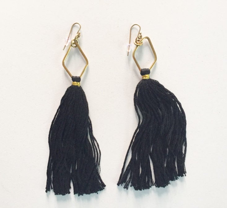 Fair Trade Friday Earring of the Month Club Subscription Review October 2018 - Short Tassel Earrings by Have Hope Top