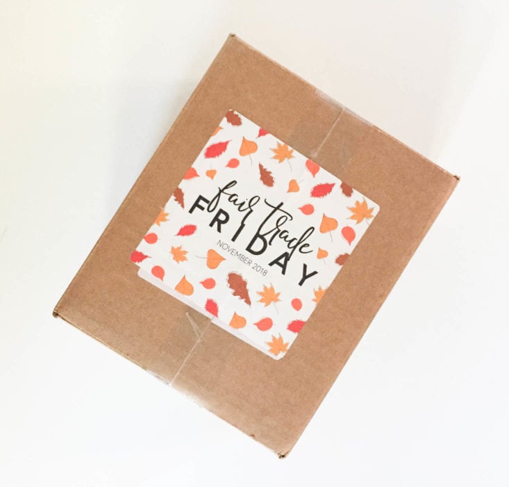 Fair Trade Friday November 2018 - Box Top