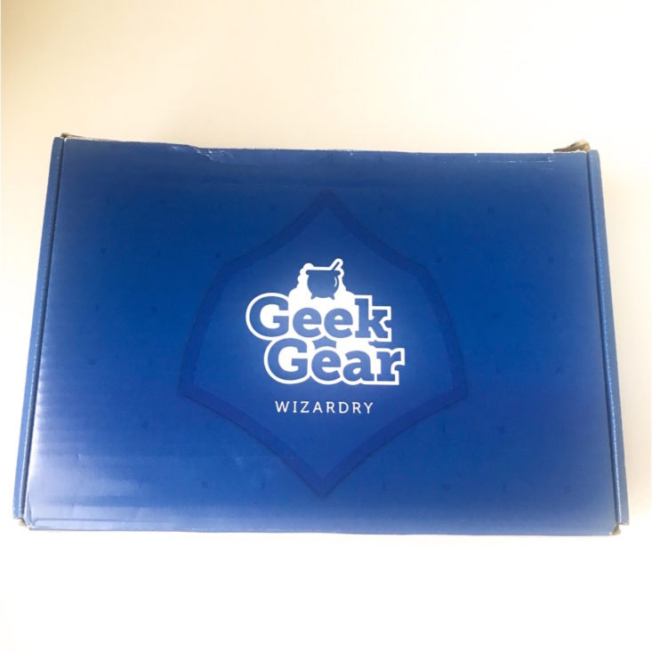 Geek Gear World of Wizardry October 2018 Review - Box Closed Top
