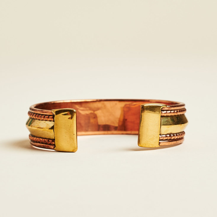 Globe In Appreciate cuff bracelet
