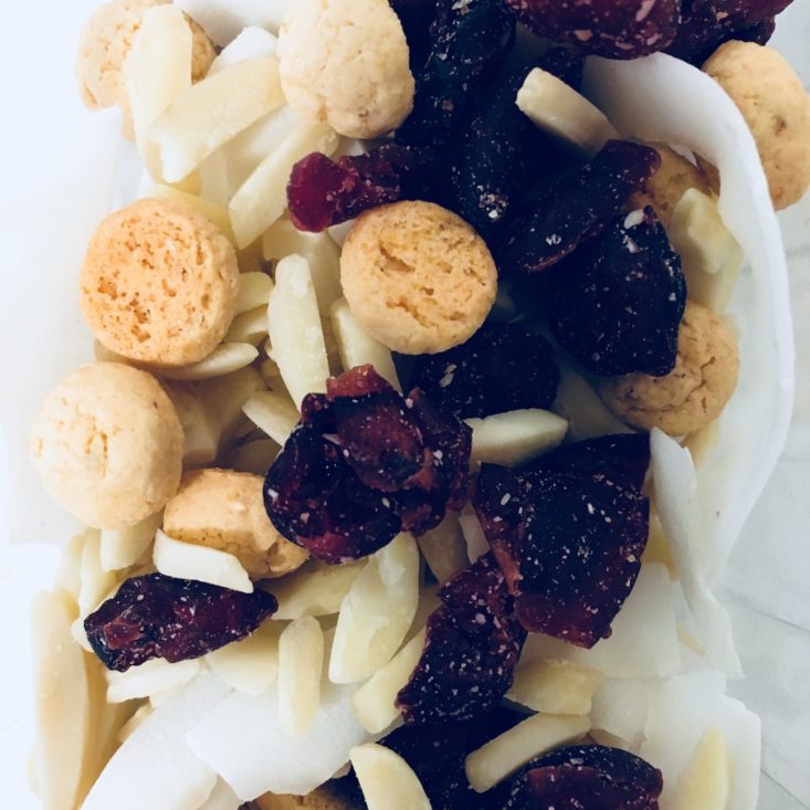 Graze Variety Box November 2018 Review - Raspberry & Coconut Muffin Closer Top