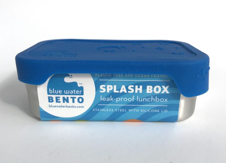 GreenUP October 2018 Subscription Box Review - Blue Water Bento Stainless Steel Lunch Box Side