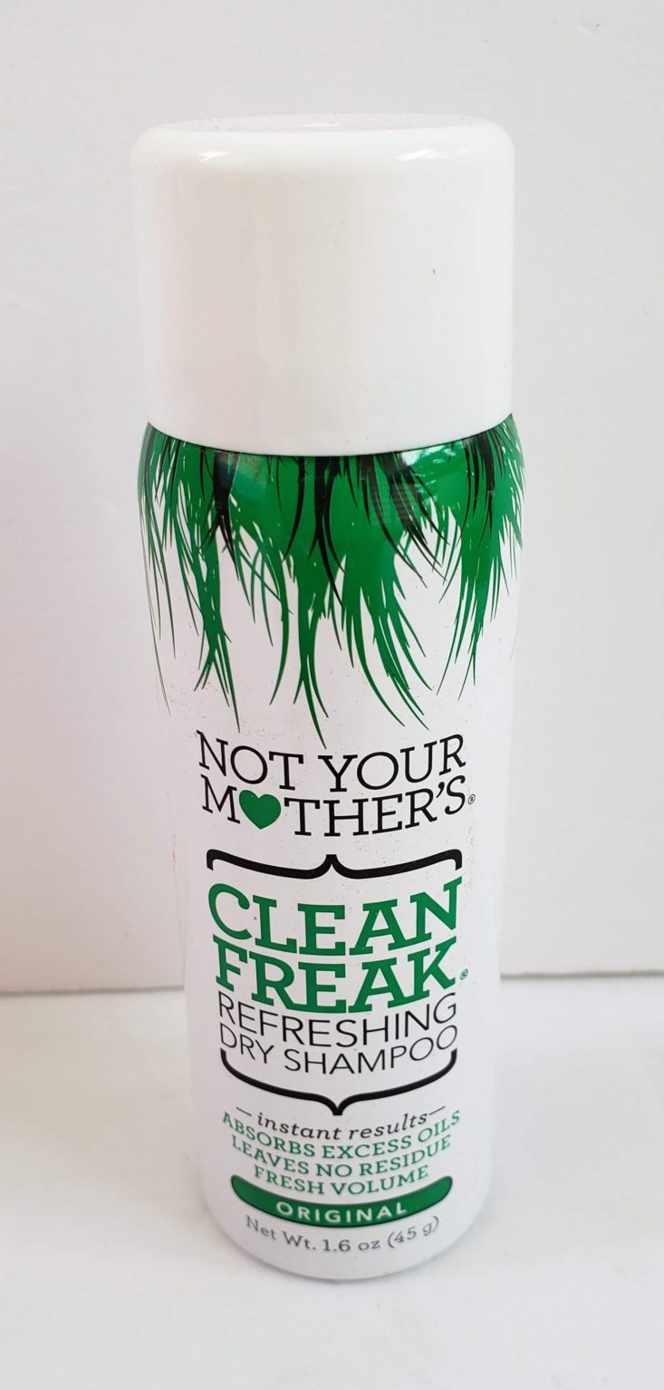 H2BAR September 2018 - Mother’s Clean Freak Dry Shampoo Front